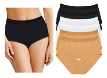 Cargar imagen en el visor de la galería, Pantaleta Completa De Algodón, Pack Con 6 Pantaletas Multicolor 20000-3 2negras 2 Blancas 2 Nude Xg