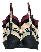 Cargar imagen en el visor de la galería, Brassier Copa Doble Dd, Paquete 6 Pzas, Colores Basicos 5209