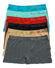 Cargar imagen en el visor de la galería, Pantaleta Tallas Extras 40-52, Paq 6 Pzas En 6 Difer Colores