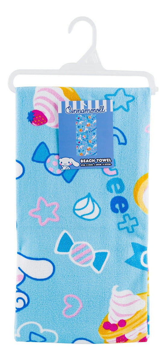 Toalla De Baño Infantil De Tu Personaje Favorito Celeste Hello Kitty 83804
