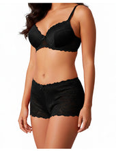 Cargar imagen en el visor de la galería, Conjunto Sexy De Brasier Y Cachetero De Encaje