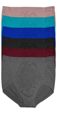 Cargar imagen en el visor de la galería, Pantaleta Tallas Extras 40-52, Paq 6 Pzas En 6 Difer Colores