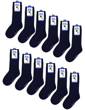 Cargar imagen en el visor de la galería, PROMO Calceta o Calcetín Escolar Lisos De Algodón Pack Con 12 Pares