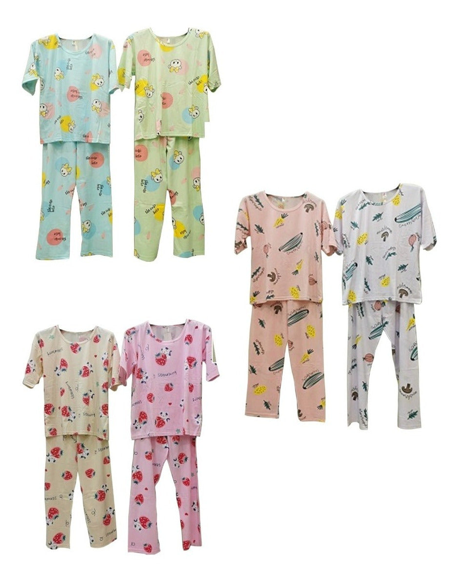 Pijama De Niña Diferentes Diseños Set 2 Piezas