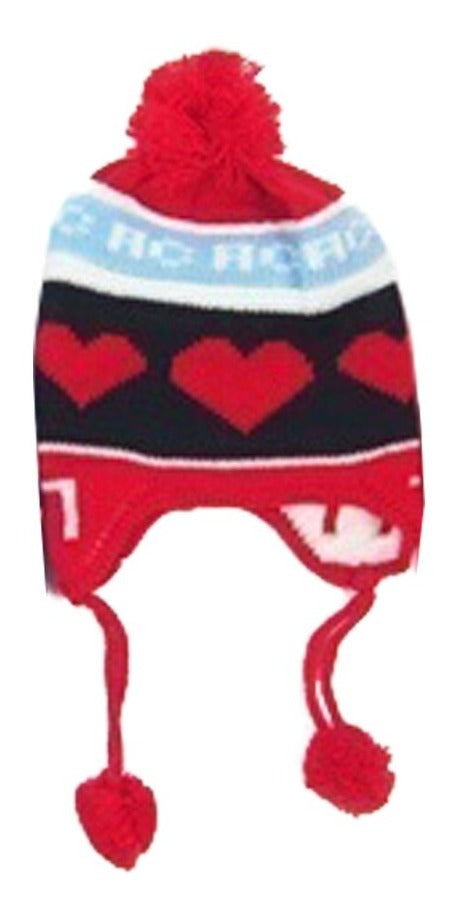 Pack con 6 Gorros Pompón Y Borrega Para Niño Y Niña Talla 4 A 8 Años