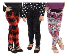 Cargar imagen en el visor de la galería, Mallas Pantimedia Con Pies Para Niña, Paquete Con 3