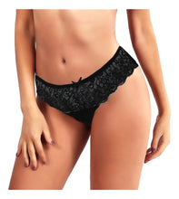 Cargar imagen en el visor de la galería, Tanga Sexy Encaje Mujer Pack De 6 Pzas, 6 Colores Diferentes