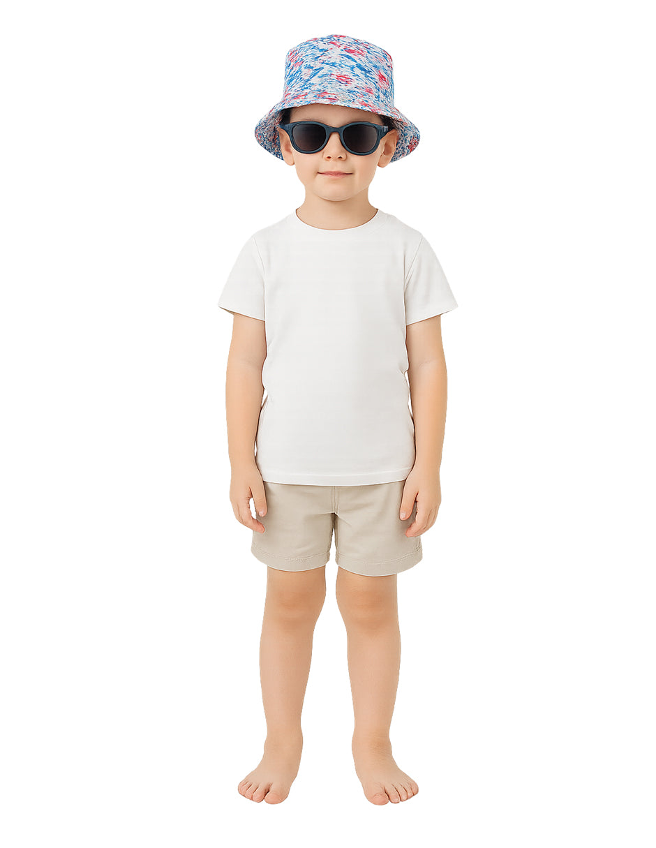 Set De Sombrero Y Lentes De Sol Para Bebé Rosa 0-3 Años 85697
