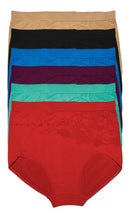 Cargar imagen en el visor de la galería, Pantaleta Tallas Extras 40-52, Paq 6 Pzas En 6 Difer Colores