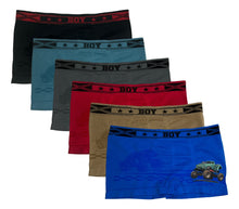 Cargar imagen en el visor de la galería, Boxer Niño Licra, Pack 6 Piezas En 6 Diferentes Colores