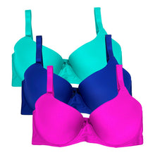 Cargar imagen en el visor de la galería, Brasier Copa Doble Dd Paquete 3 Piezas