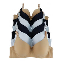 Cargar imagen en el visor de la galería, Brassier Copa D, Paquete 6 Pzas, Colores Basicos 5209