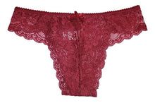 Cargar imagen en el visor de la galería, Panty Sexy De Encaje Pack De 6 Pzas Con 6 Colores Diferen