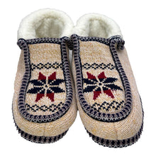 Cargar imagen en el visor de la galería, Pantufla Con Suela De Goma Y Borrega