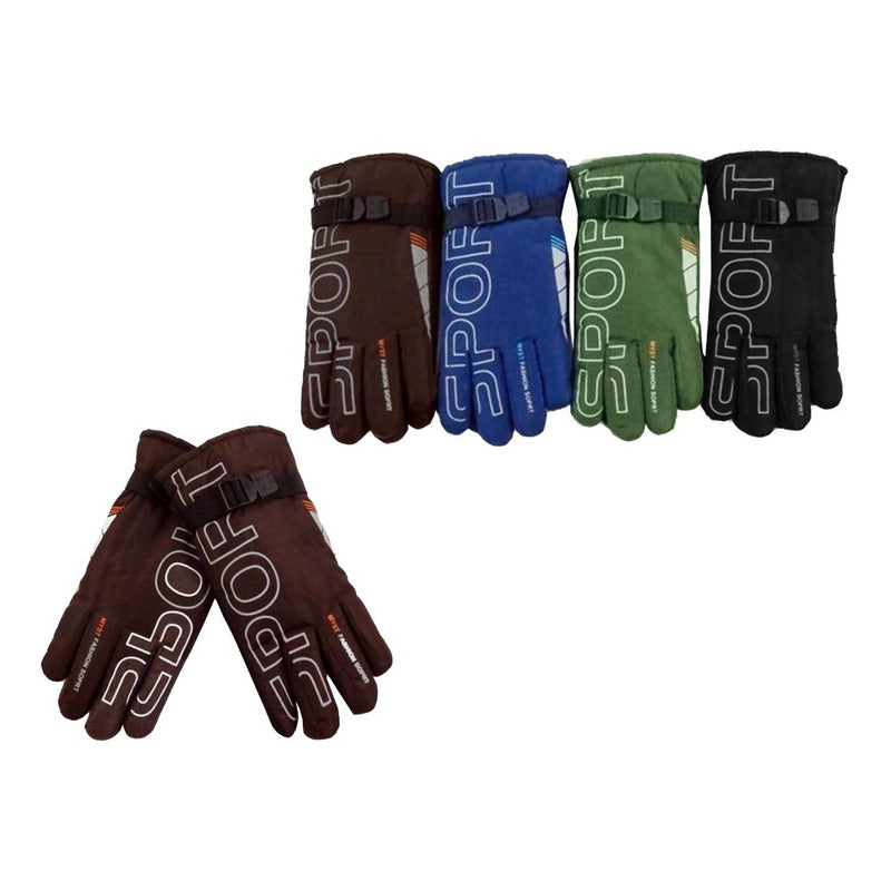 Guantes Deportivos Invierno Impermeable Adulto Unisex