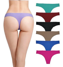 Cargar imagen en el visor de la galería, Tanga Sin Costuras (invisible) Pack 6 Pzas Difer Colores