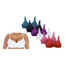 Cargar imagen en el visor de la galería, Brassier Copa D, Paquete 6 Pzas, Colores Basicos 5209