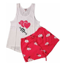 Cargar imagen en el visor de la galería, Pijama Juvenil Para Dama 100% Algodón 8818