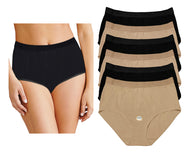 Pantaleta Completa De Algodón, Pack Con 6 Pantaletas