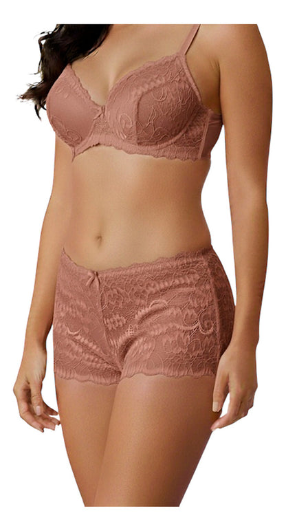 Conjunto Sexy De Brasier Y Cachetero De Encaje