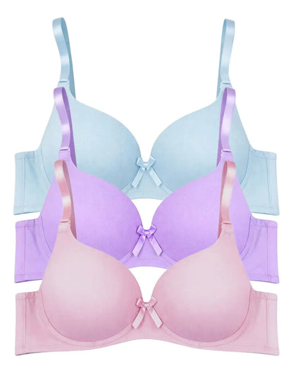Pack 3 Brasier Push Up o Doble Push Aumenta Hasta 2 Tallas