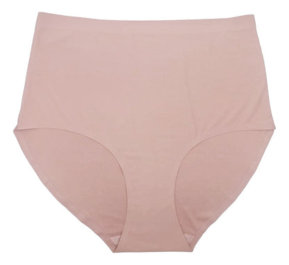 Pantaleta Alta Sin Costuras Pack 3pzas Negra/nude/blanco