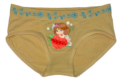 Pantaleta Licra Niña, Paquete 6 Piezas, 6 Diferentes Colore