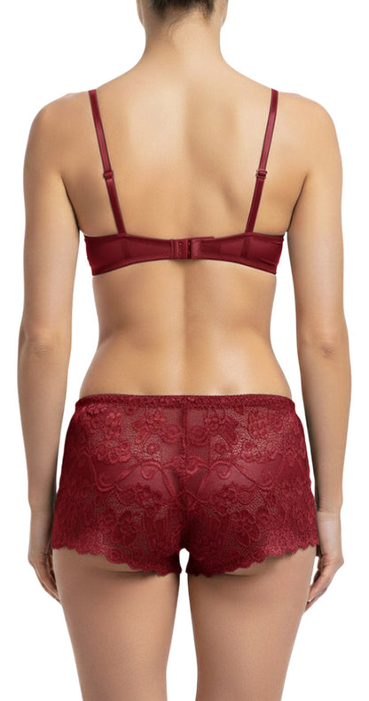 Conjunto Sexy De Brasier Y Cachetero De Encaje