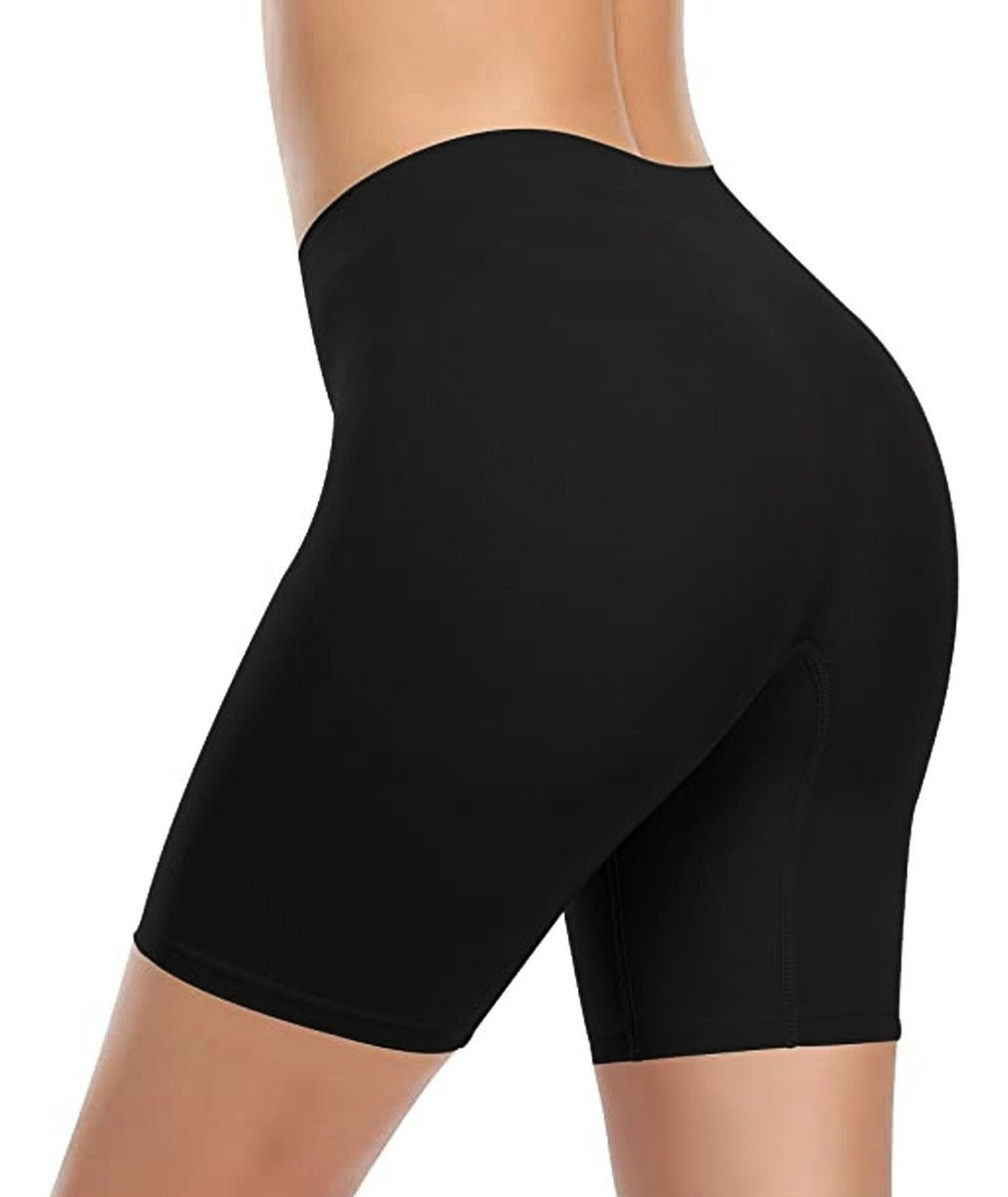 Boxer Largo Dama Licra, Pack Con 6 Pzas 2nude/2negros/2bcos