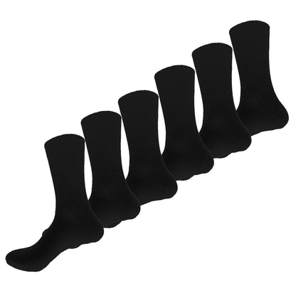 Pack con 6 pares de Calcetines Escolares Juveniles Para Hombre Talla 14 A 19 Años