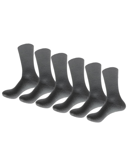 Pack con 6 pares de Calcetines Escolares Juveniles Para Hombre Talla 14 A 19 Años