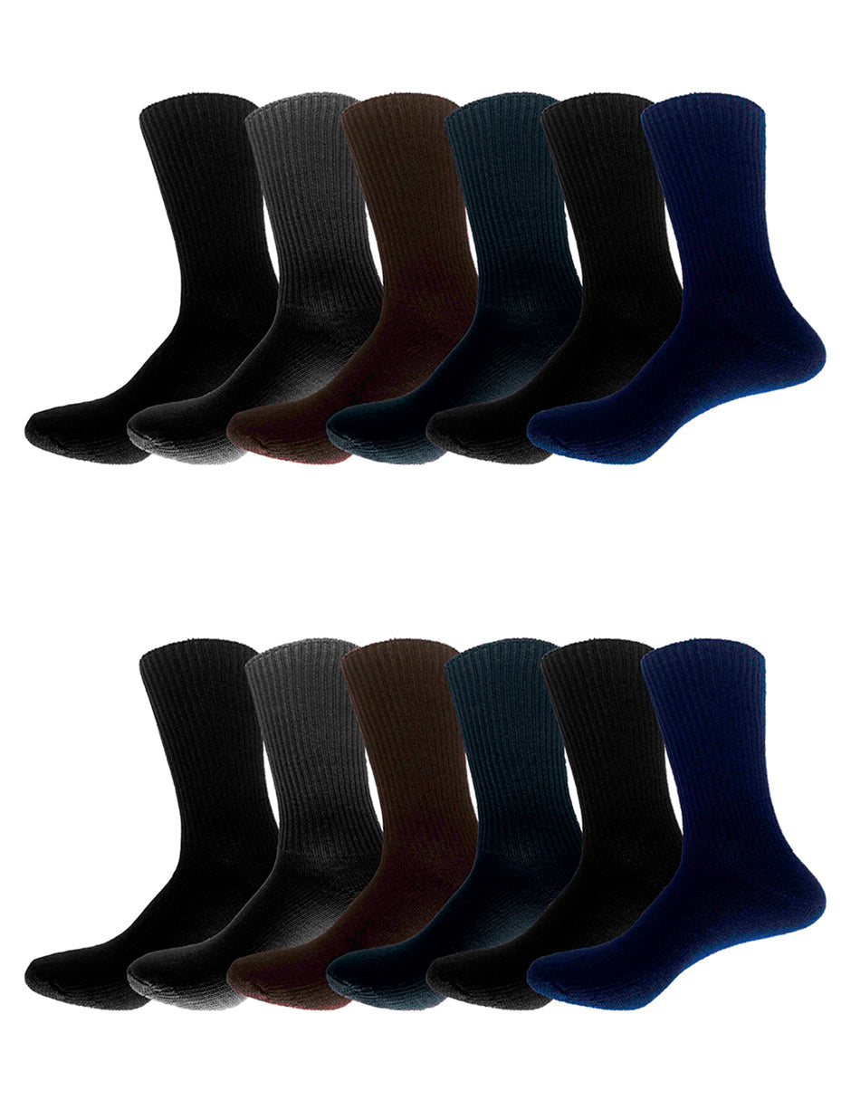 Paquete con 12 Pares de Calcetines de vestir para Hombre