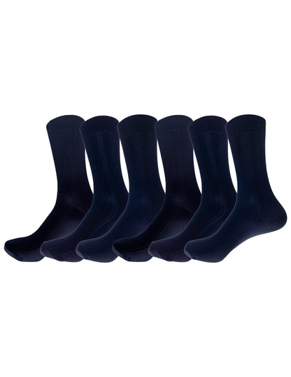 Pack con 6 pares de Calcetines Escolares Juveniles Para Hombre Talla 14 A 19 Años