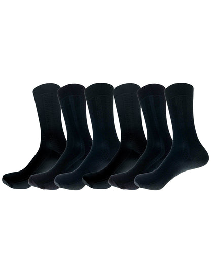 Pack con 6 pares de Calcetines Escolares Juveniles Para Hombre Talla 14 A 19 Años