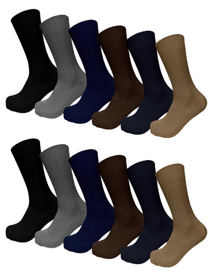 Paquete con 12 Pares de Calcetines de vestir para Hombre