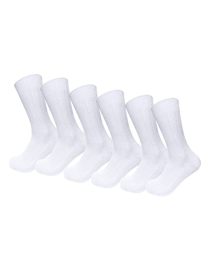 Pack con 6 pares de Calcetines Escolares Juveniles Para Hombre Talla 14 A 19 Años