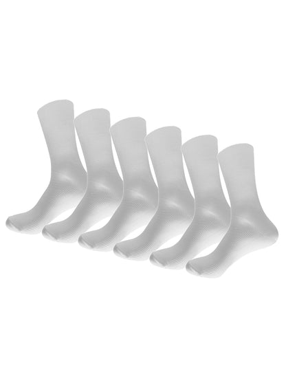 Pack con 6 pares de Calcetines Escolares Juveniles Para Hombre Talla 14 A 19 Años