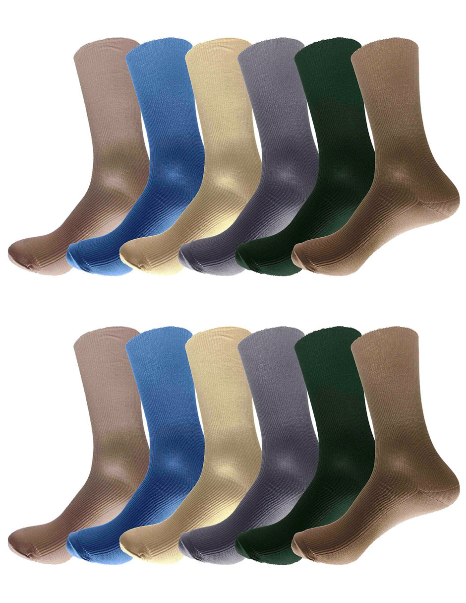 Paquete con 12 Pares de Calcetines de vestir para Hombre