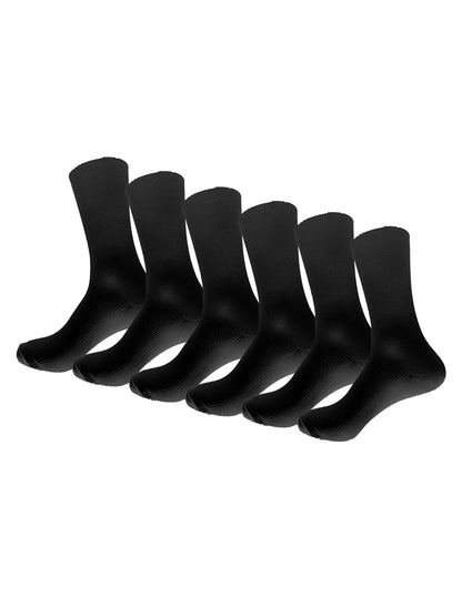 Pack con 6 pares de Calcetines Escolares Juveniles Para Hombre Talla 14 A 19 Años