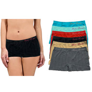 Pantaleta Tallas Extras 40-52, Paq 6 Pzas En 6 Difer Colores