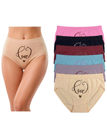 Paquete Con 6 Pantaletas Completa De Algodón