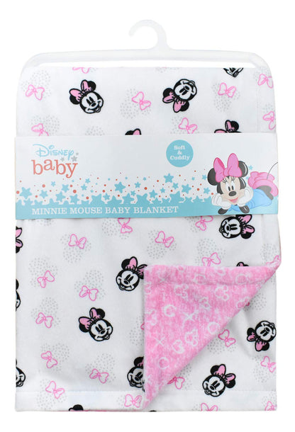 Cobija Polar Para Bebe De Mickey O Minnie Mouse