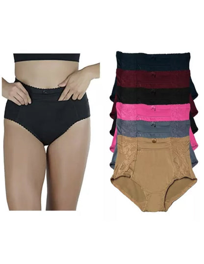 Paquete con 6 Pantaletas Con Cierre O Bolsas con 6 Colores Diferentes