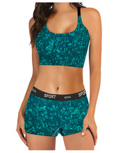 Cargar imagen en el visor de la galería, Coordinado De Top Y Bóxer Sin Costuras

