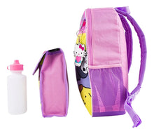 Cargar imagen en el visor de la galería, Set De Mochila Con Lonchera, Llavero, Bote  Y Clip De Tu Personaje Favorito
