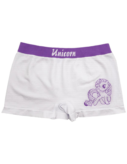 Boxer Licra Niña, Paquete 6 Piezas, 6 Diferentes Colores