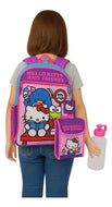 Set De Mochila Con Lonchera, Llavero, Bote  Y Clip De Tu Personaje Favorito