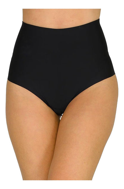 Pantaleta Alta Sin Costuras Pack 3pzas Negra/nude/blanco