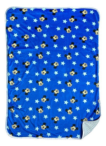 Cobija Polar Para Bebe De Mickey O Minnie Mouse