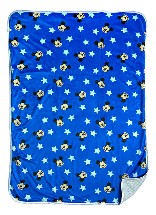 Cobija Polar Para Bebe De Mickey O Minnie Mouse